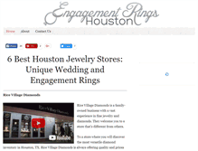 Tablet Screenshot of engagementringshoustontx.com